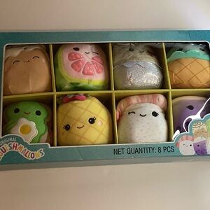Squishmallow Set 8 Food 5" Lena Chanel Maya Keina Polina Sinclair Maui Bernardo
